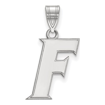 University of Florida 10K White Gold Medium Letter F Pendant