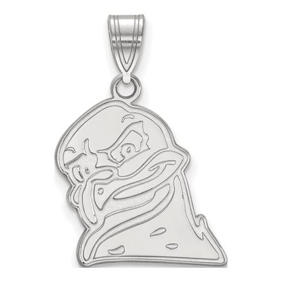 Virginia Tech 10K White Gold Hokiebird Large Pendant