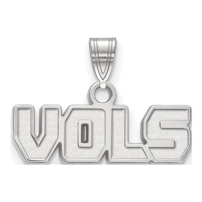 University of Tennessee 10K White Gold Vols Small Pendant