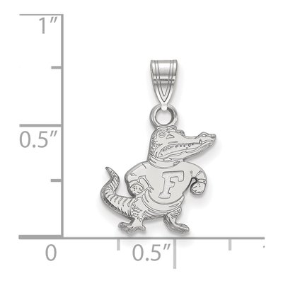 University of Florida 10K White Gold Gator Small Pendant – view 2