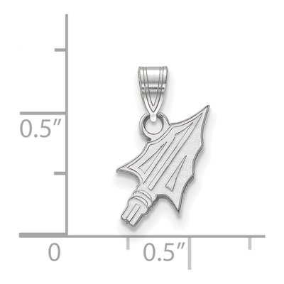 Florida State University 10K White Gold Small Arrow Pendant – view 2