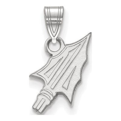 Florida State University 10K White Gold Small Arrow Pendant