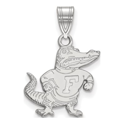University of Florida 10K White Gold Gator Medium Pendant