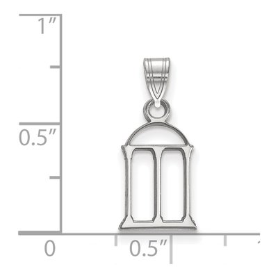 University of Georgia 10K White Gold Arch Small Pendant – view 2