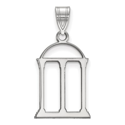 University of Georgia 10K White Gold Arch Large Pendant