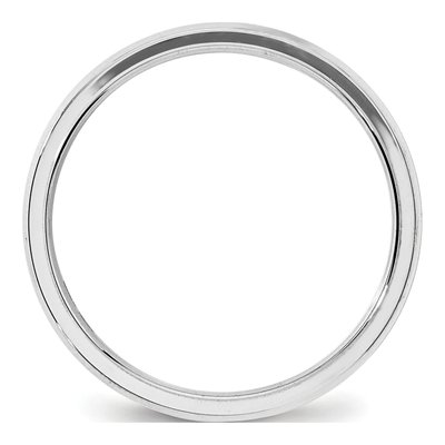 10K White Gold 4mm Comfort-Fit Wedding Band – view 2
