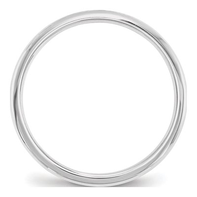 10K White Gold 2mm Weight Comfort-Fit Wedding Band – view 4