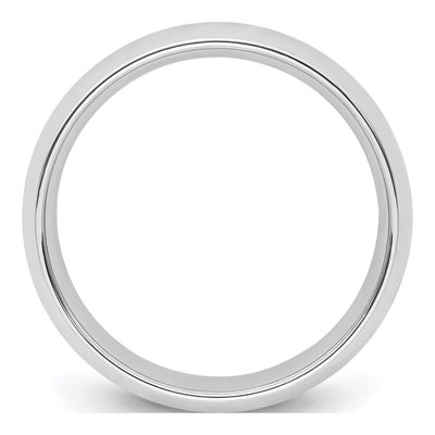 10K White Gold 7mm Weight Comfort-Fit Wedding Band – view 2