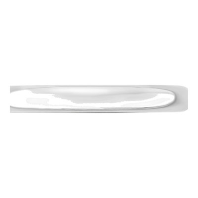10K White Gold 3mm Comfort-Fit Wedding Band – view 3