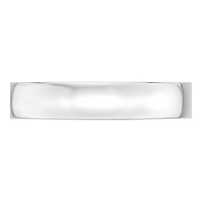 10K White Gold 4mm Comfort-Fit Wedding Band – view 3