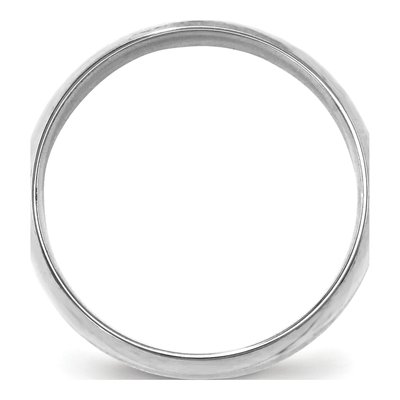 10K White Gold 6mm Comfort-Fit Wedding Band – view 3