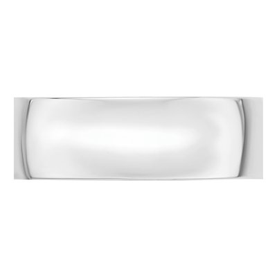 10K White Gold 7mm Comfort-Fit Wedding Band – view 3