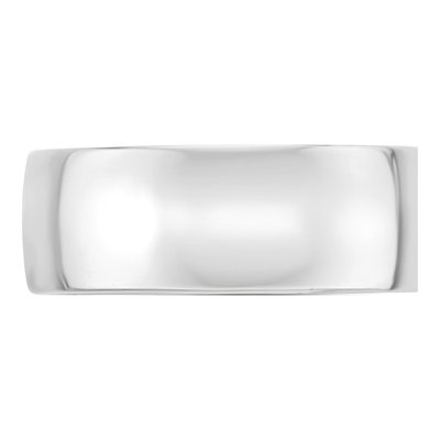 10K White Gold 8mm Comfort-Fit Wedding Band – view 3