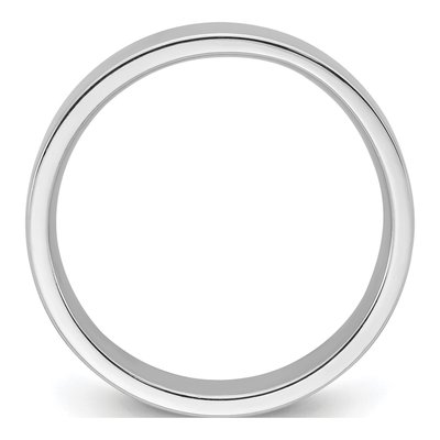 10K White Gold 5mm Comfort-Fit Wedding Band – view 3