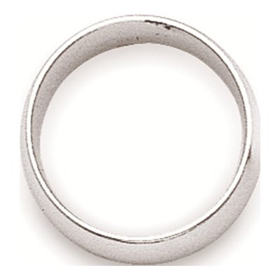 10K White Gold 2mm Half Round Wedding Band – view 4