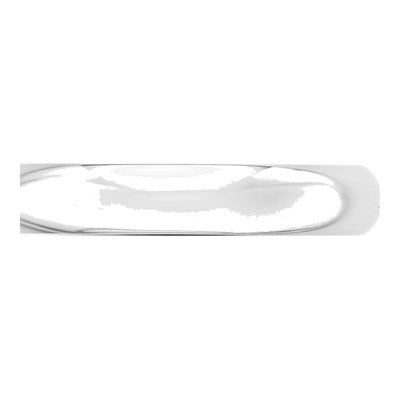 10K White Gold 4mm Half Round Wedding Band – view 2