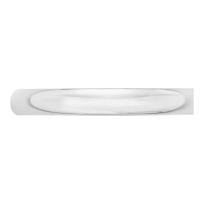 10K White Gold 3mm Wedding Band – view 4
