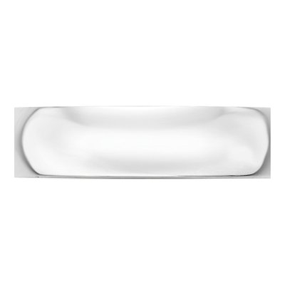 10K White Gold 5mm Wedding Band – view 4