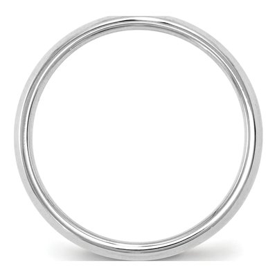 10K White Gold 2.5mm Knife Edge Comfort-Fit Wedding Band – view 3