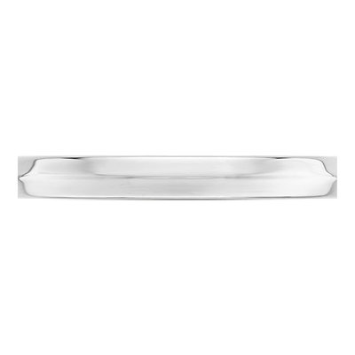 10K White Gold 2.5mm Knife Edge Comfort-Fit Wedding Band – view 4