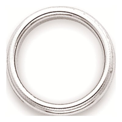 10K White Gold 3mm Milgrain Wedding Band – view 4