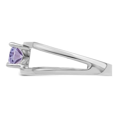 10K White Gold Mother's Ring – view 4