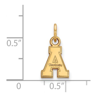 Appalachian State University 10K Yellow Gold Extra Small Pendant – view 2