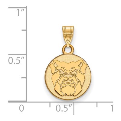 Butler University 10K Yellow Gold Small Bulldog Pendant – view 2