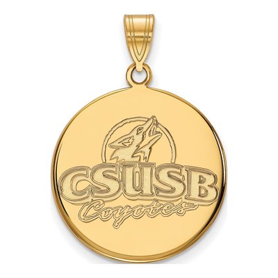 CSU San Bernardino Coyotes Large Disc Pendant