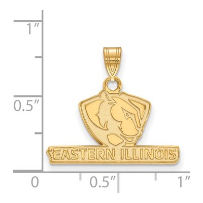 Eastern Illinois University 10K Yellow Gold Small Pendant – view 2