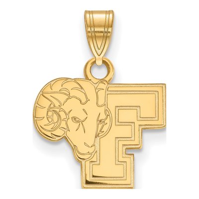 Fordham University 10K Yellow Gold Ram Small Pendant