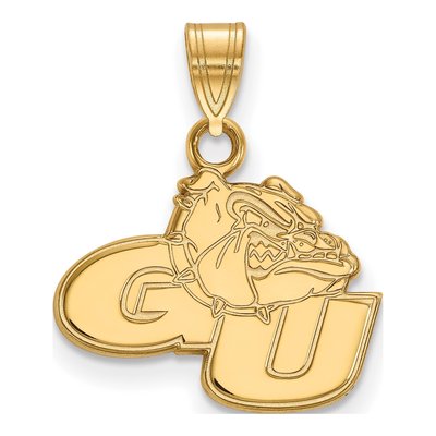 Gonzaga University 10K Yellow Gold Bulldogs Small Pendant