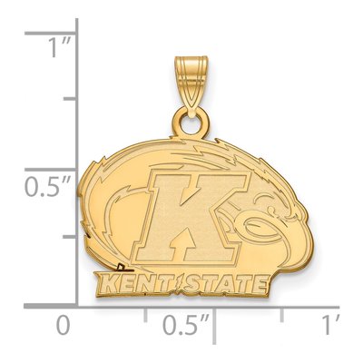 Kent State University 10K Yellow Gold Small Pendant – view 2