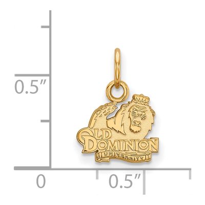 Old Dominion University 10K Yellow Gold Extra Small Pendant – view 2