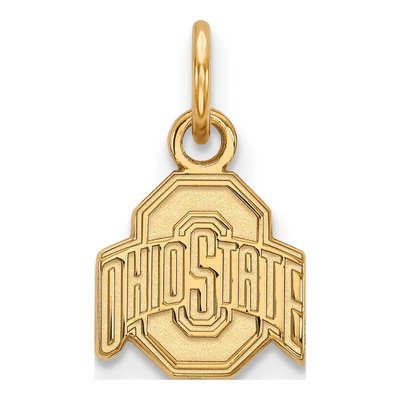 Ohio State University 10K Yellow Gold Extra Small Pendant