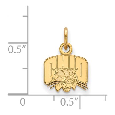 Ohio University 10K Yellow Gold Extra Small Pendant – view 2