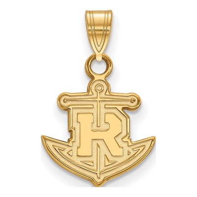 Rollins College 10K Yellow Gold Anchor Small Pendant