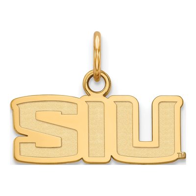 Southern Illinois University 10K Yellow Gold S-I-U Extra Small Pendant