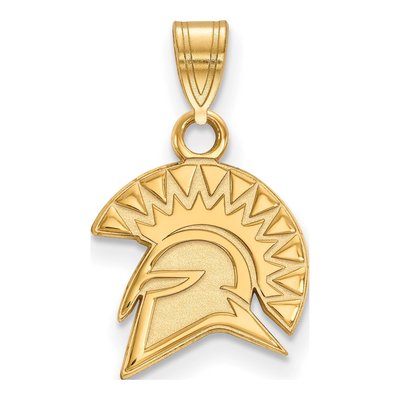 San Jose State University 10K Yellow Gold San Spartan Small Pendant