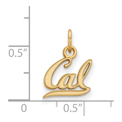 University of California Berkeley 10K Yellow Gold UC Extra Small Pendant – view 2