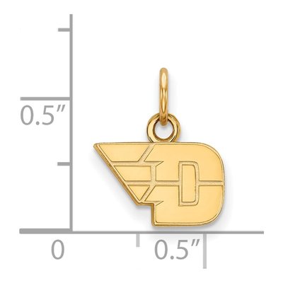 University of Dayton 10K Yellow Gold Extra Small Pendant – view 2
