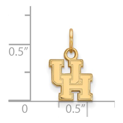 University of Houston 10K Yellow Gold Extra Small Pendant – view 2
