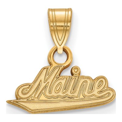 University of Maine 10K Yellow Gold Small Pendant