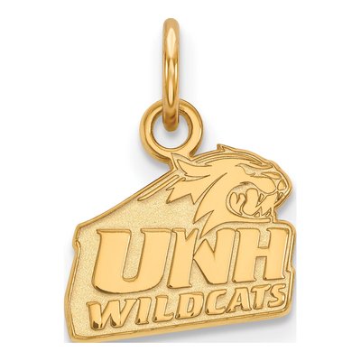 University of New Hampshire 10K Yellow Gold UNH Wildcats Extra Small Pendant