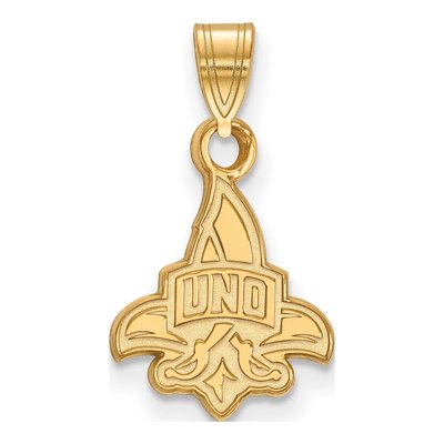 University of New Orleans 10K Yellow Gold Small Pendant