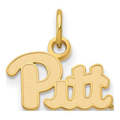 University of Pittsburgh 10K Yellow Gold Pitt Panthers Extra Small Pendant