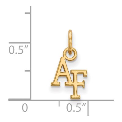 United States Air Force Academy 10K Yellow Gold A-F Extra Small Pendant – view 2