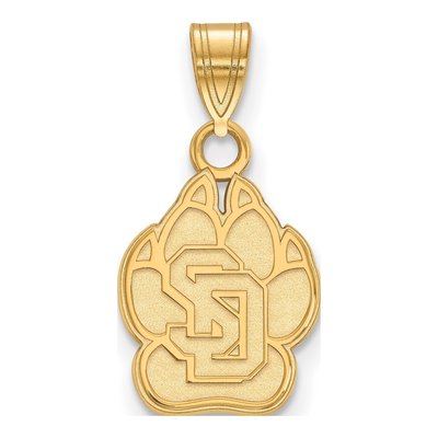 University of South Dakota 10K Yellow Gold Small Pendant