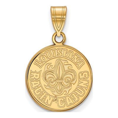 University of Louisiana at Lafayette 10K Yellow Gold Medium Pendant