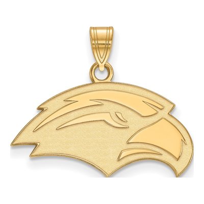 University of Southern Mississippi 10K Yellow Gold USM Eagle Small Pendant